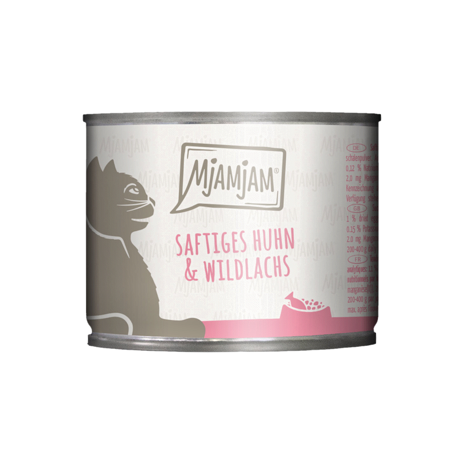 貓主食罐-6號-多汁雞肉+野生鮭魚 (200g)