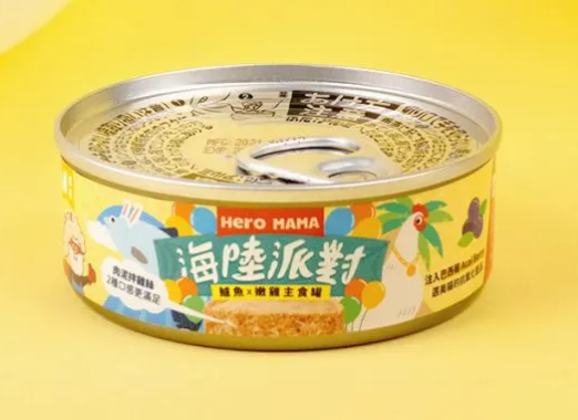 海陸派對主食罐-鱸魚雞 (80g)