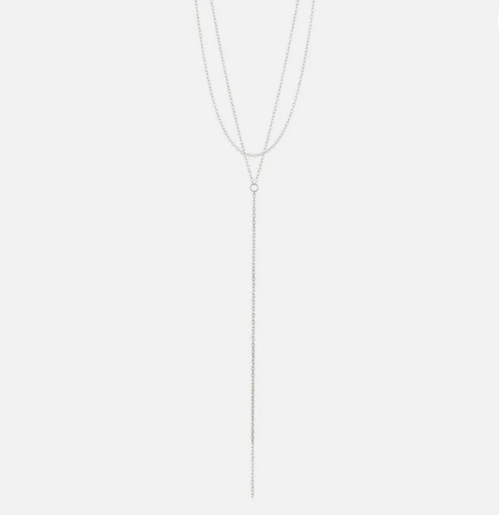 【預購】Adornia layered G081550 頸鏈（silver）
