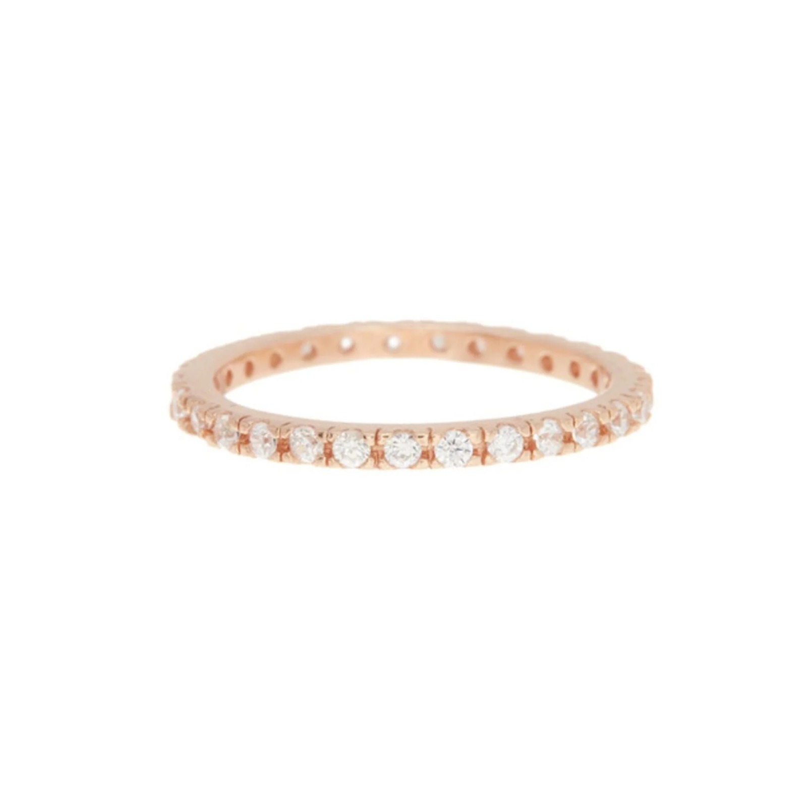 【預購】Adornia crystal eternity band ring rose gold G081558 戒指