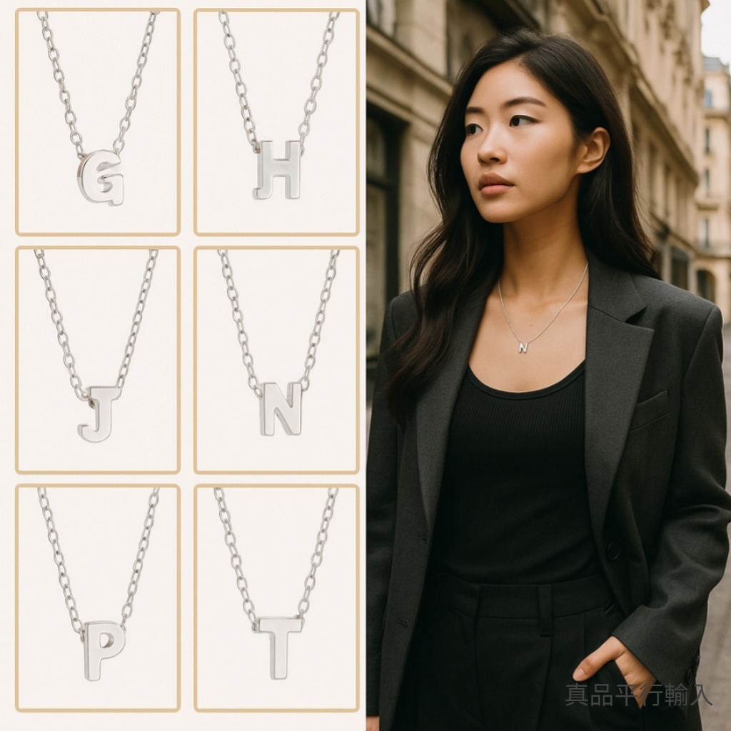 【預購】Adornia mini initial G081572 頸鏈