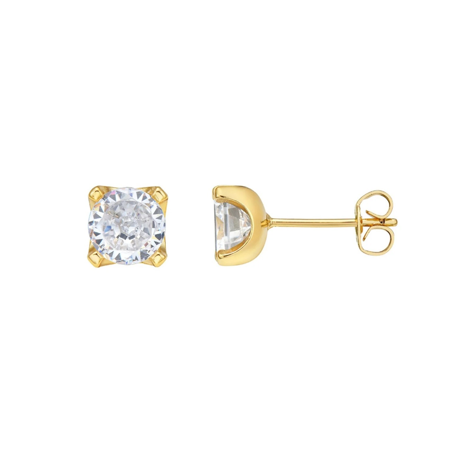 【預購】Adornia men's solitaire stud gold G081575 耳釘