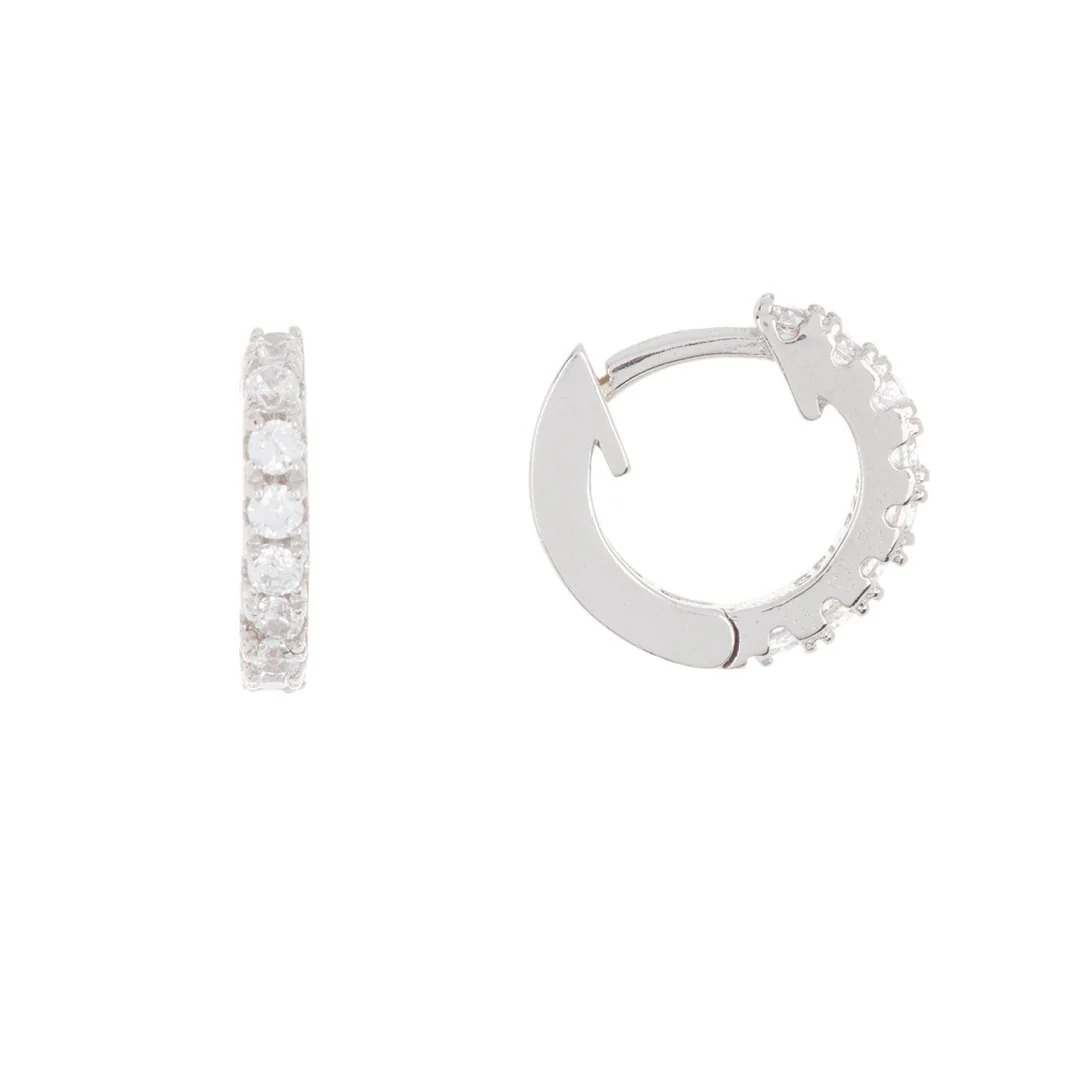 【預購】Adornia crystal huggie G081599 耳環