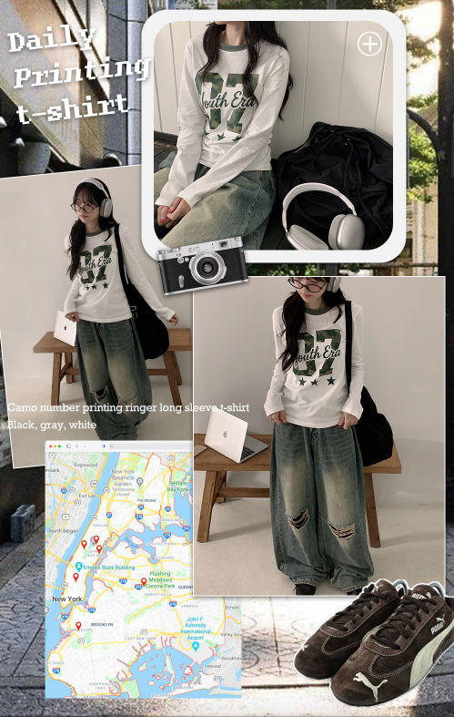 早秋預訂｜Y2K 07長袖T 恤