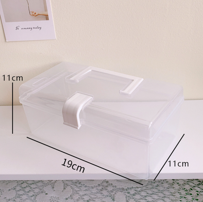 大容量 单层收纳盒（透明）