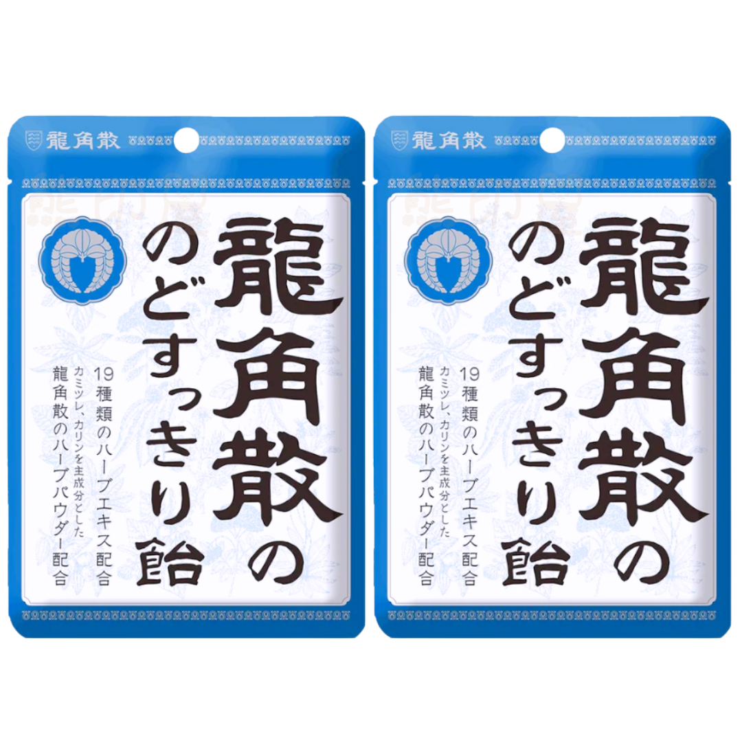 龍角散清涼潤喉糖 88G (原味)   X2