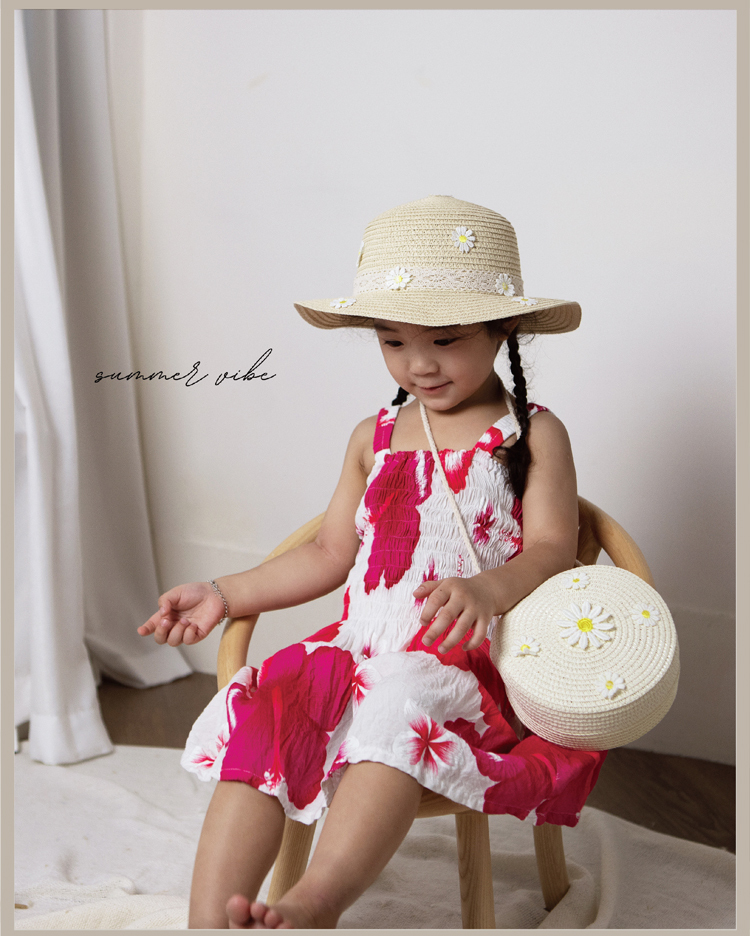 【童心星球】Summer Vibe 小雛菊藤編帽