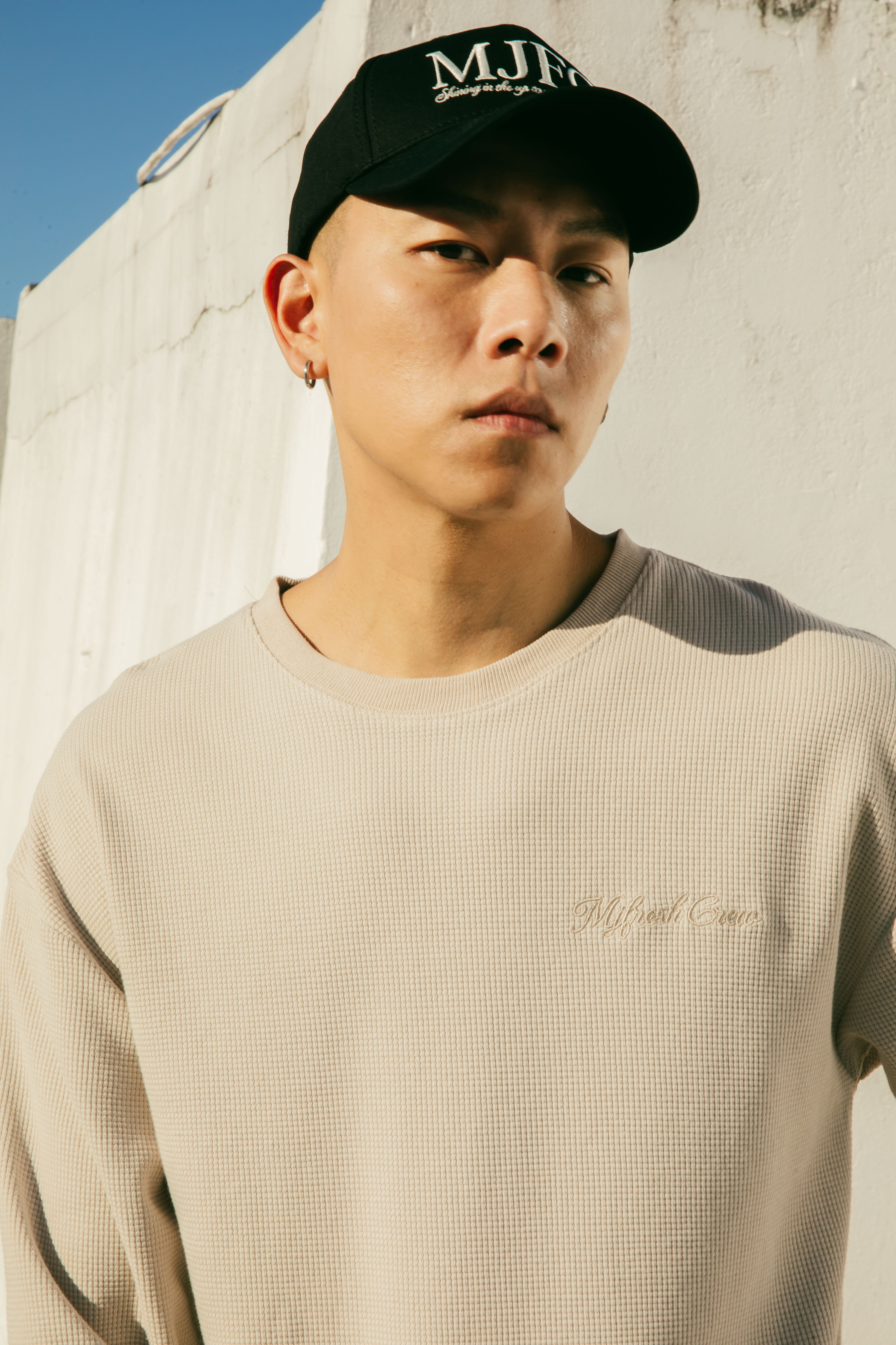 MJF Waffle Pattern L/S Tee