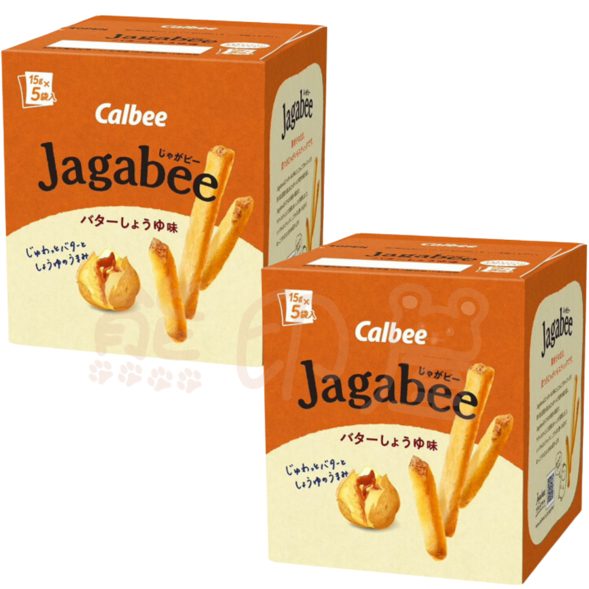 日本 Jagabee  牛油味薯條75g x2  到期日 2026-2-30