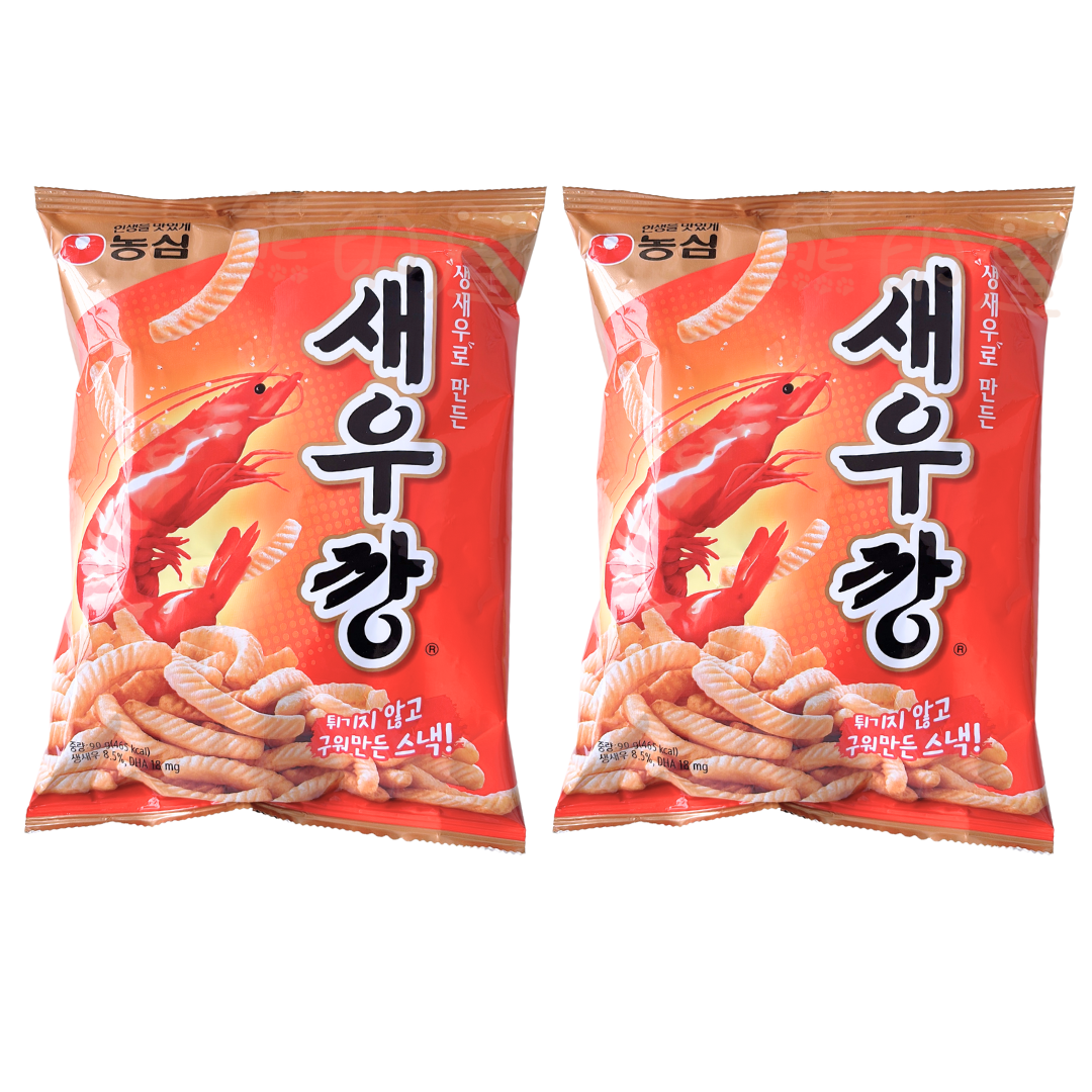 韓國農心蝦條 90G X 2 到期日 2026-4-1