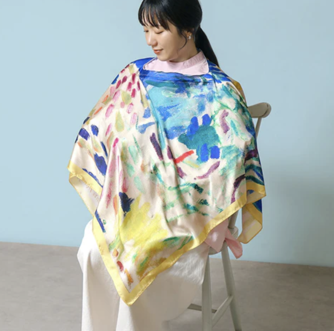 10Mois x Henri Mateisse 多用途哺乳巾
