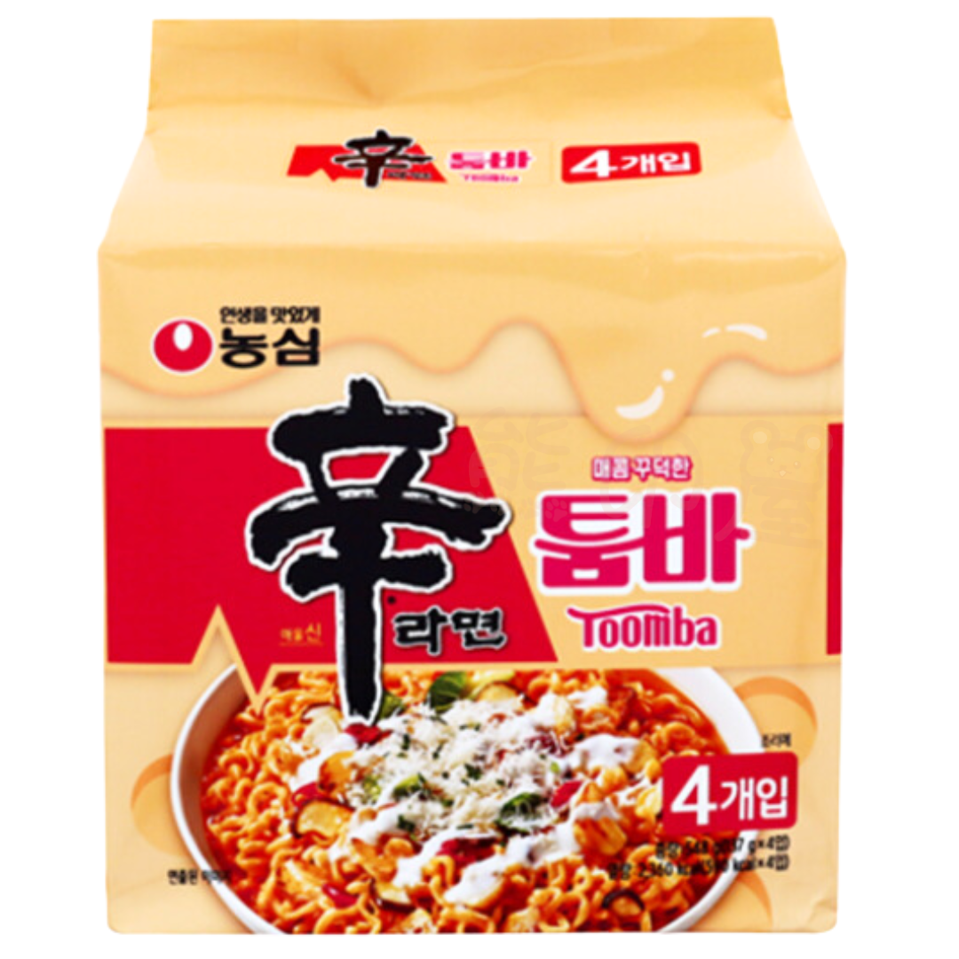 韓版辛辣麵(芝士味)(137Gx4包)(平行進口)  到期日 2026-3-1