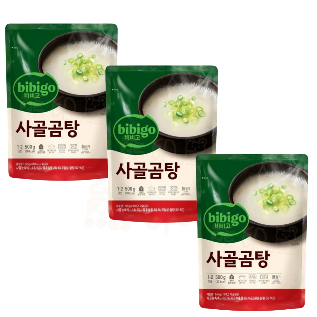Bibigo 韓國牛骨即食湯包 500G X 3
