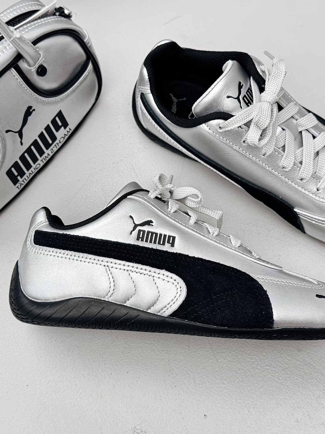 <快速出貨> PUMA ROSE同款🩶Speedcat Metallic 金屬銀