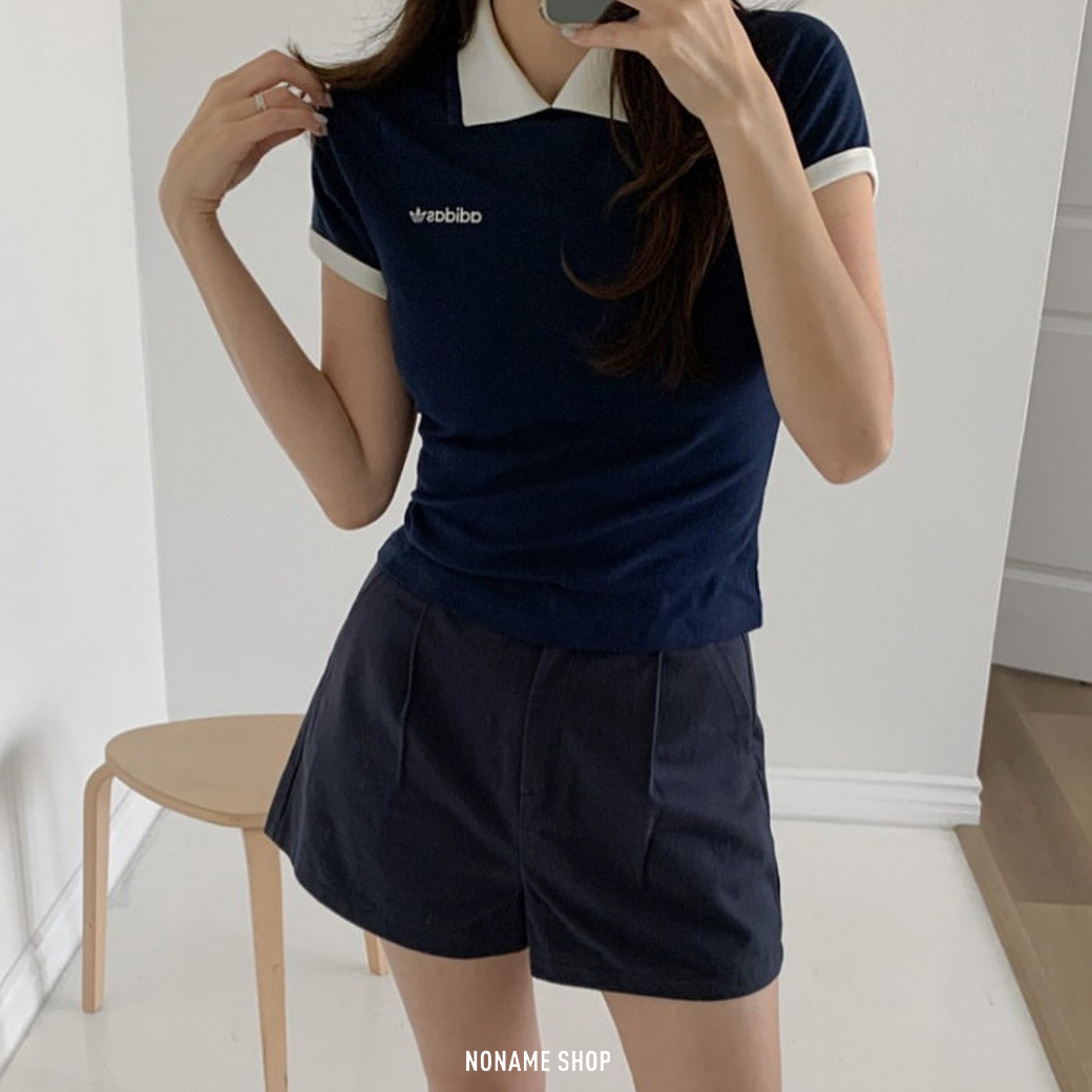 ADIDAS ORIGINALS SS25 字母 LOGO POLO 短袖 兩色 (女款)