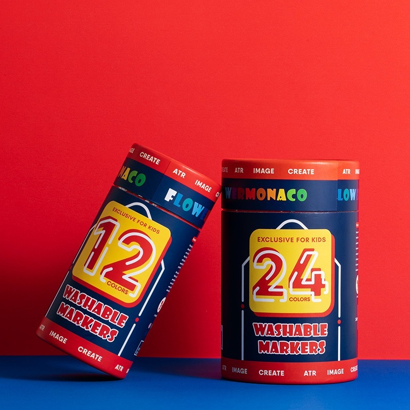 【童心星球】英國 Flowermonaco 可水洗軟頭彩色筆