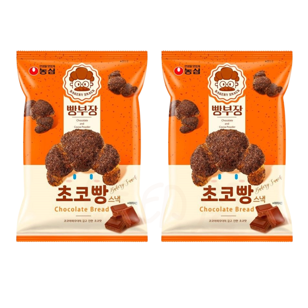 韓國牛角脆餅乾 朱古力味 55G X2