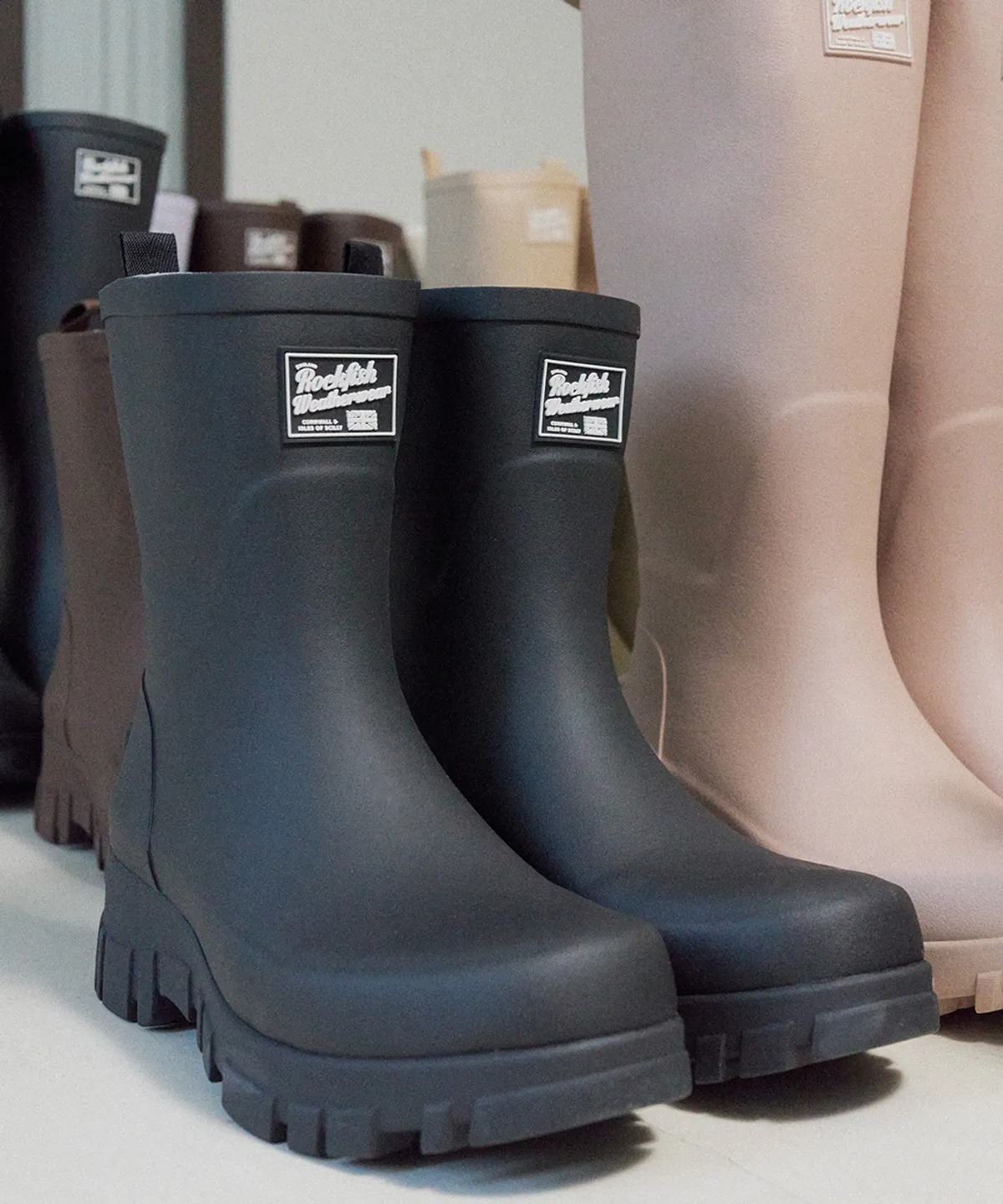 Rockfish Weatherwear FLATFORM RAIN BOOTS MIDDLE
