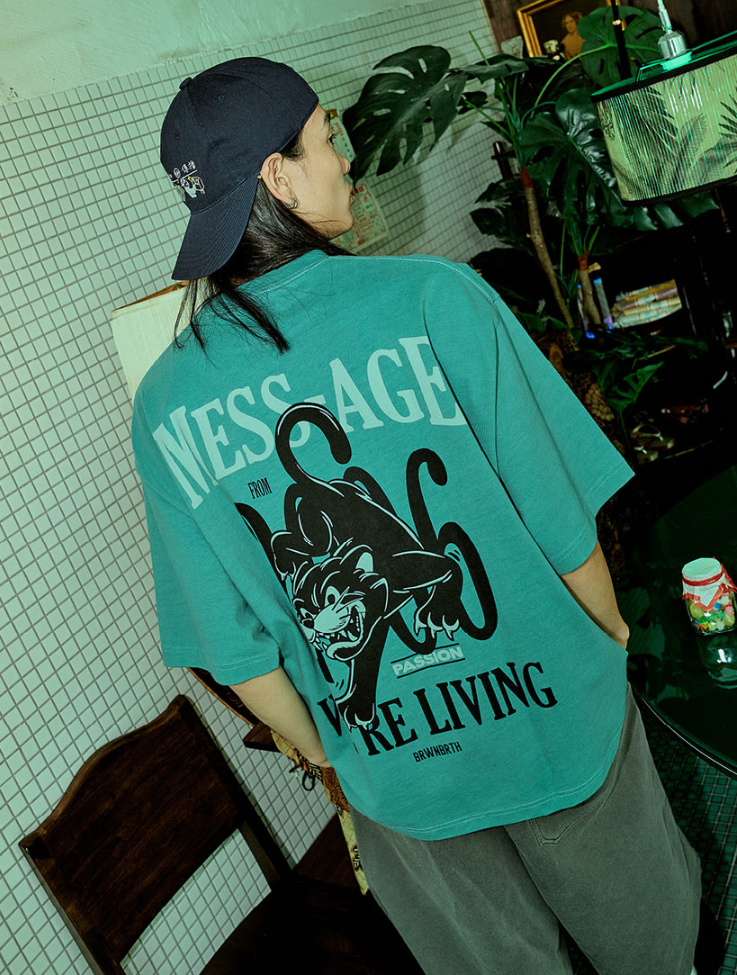 【直播】BROWN BREATH LL081656 MESS-AGE OVERFIT 短袖上衣