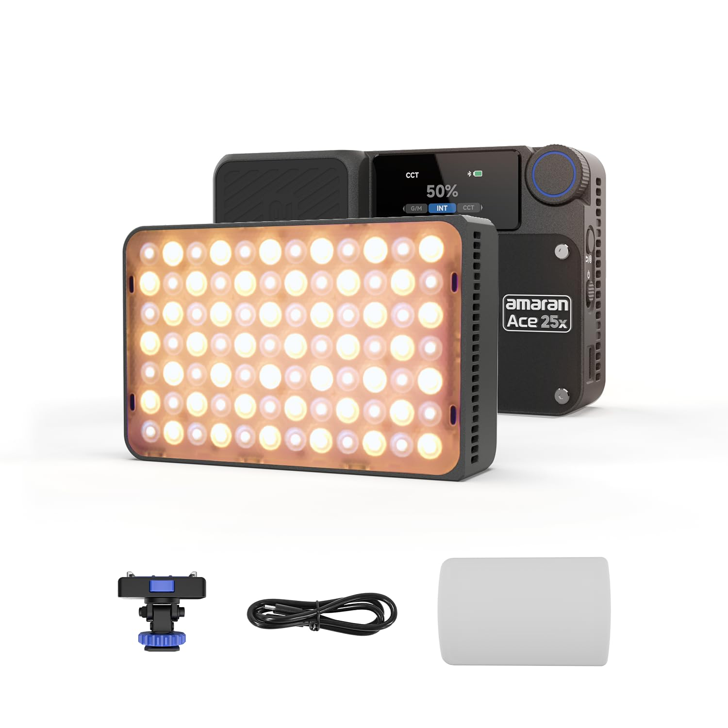 Amaran Ace 25x Bi-Color LED Light Panel (Charcoal)