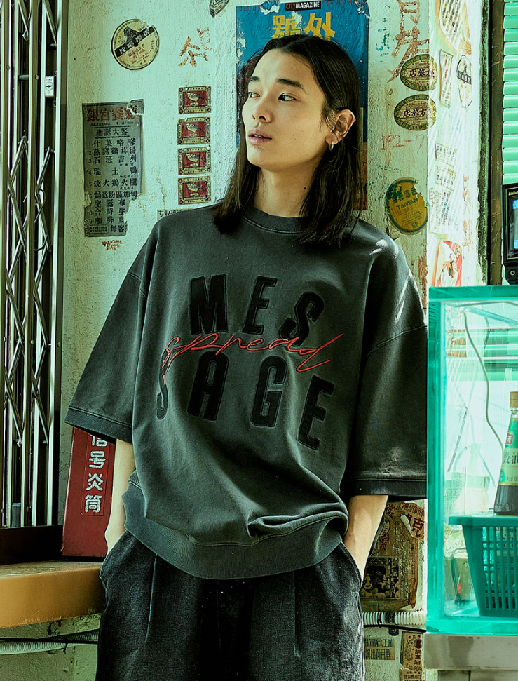 【直播】BROWN BREATH LL081657 MES PIGMENT 短袖上衣