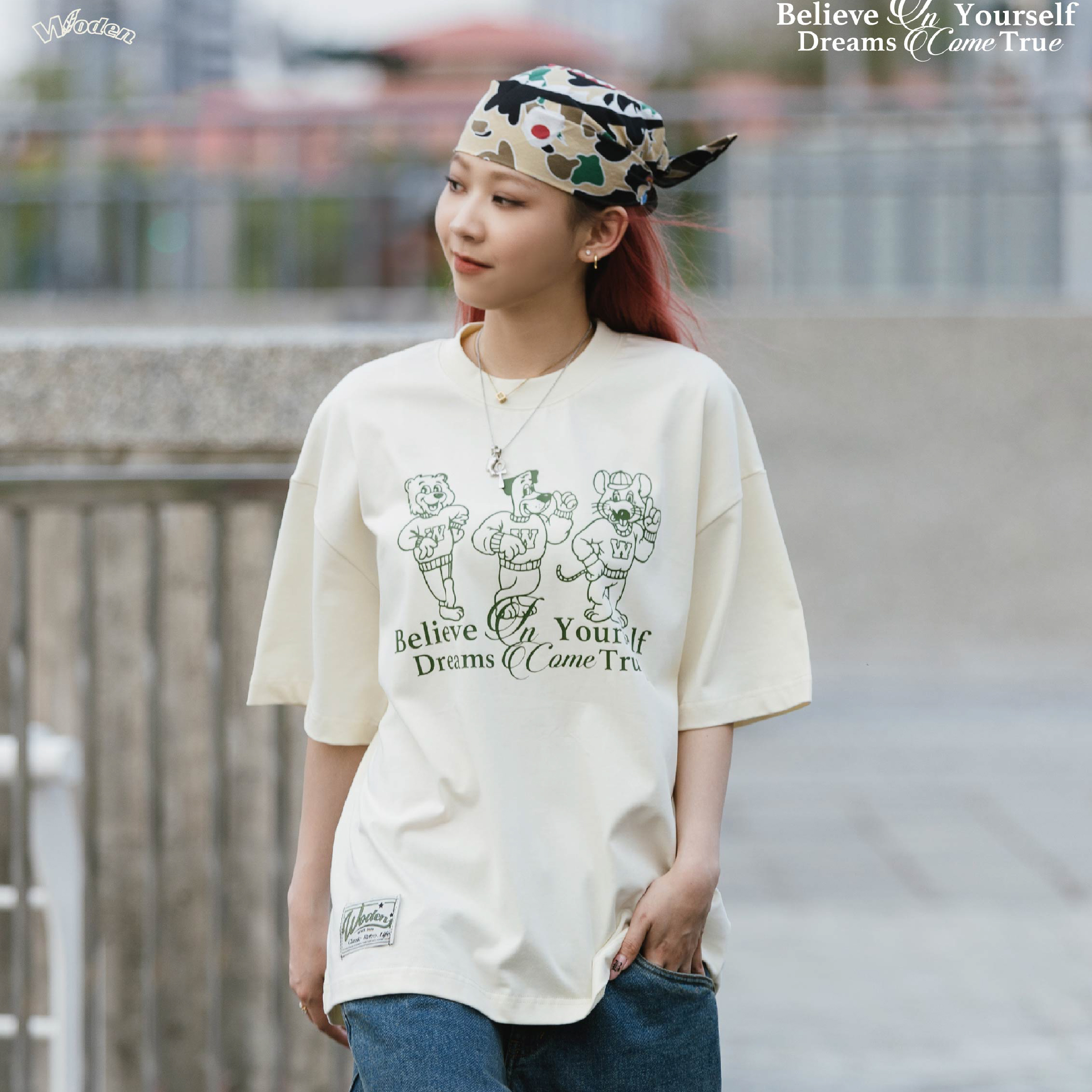 WODEN® Belive illustration Tee 插畫圖像短Tee