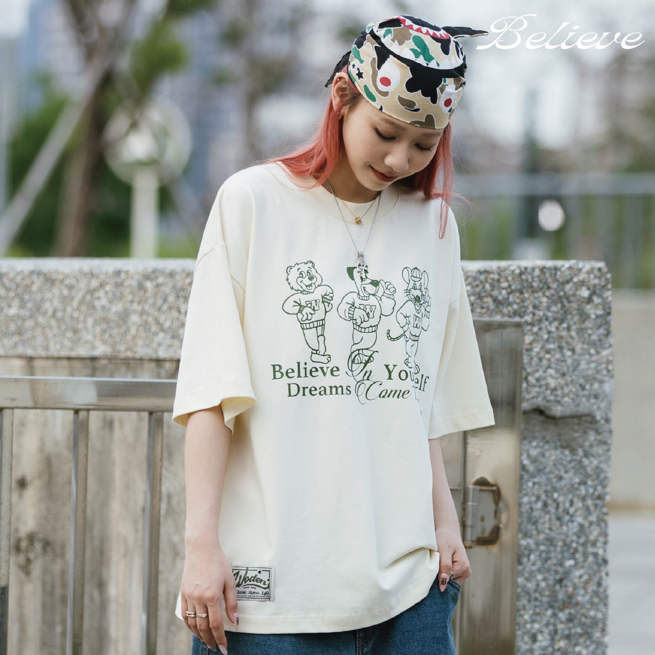 WODEN® Belive illustration Tee 插畫圖像短Tee