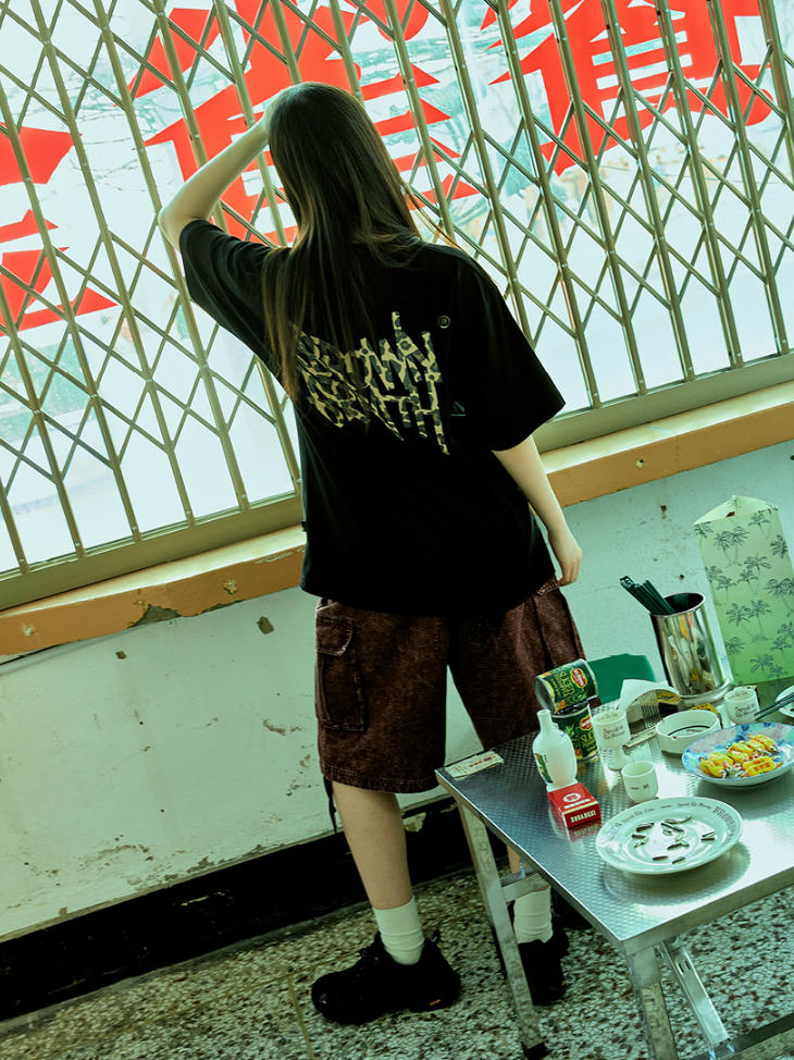 【直播】BROWN BREATH LL081658 LEOPARD TAG 短袖上衣