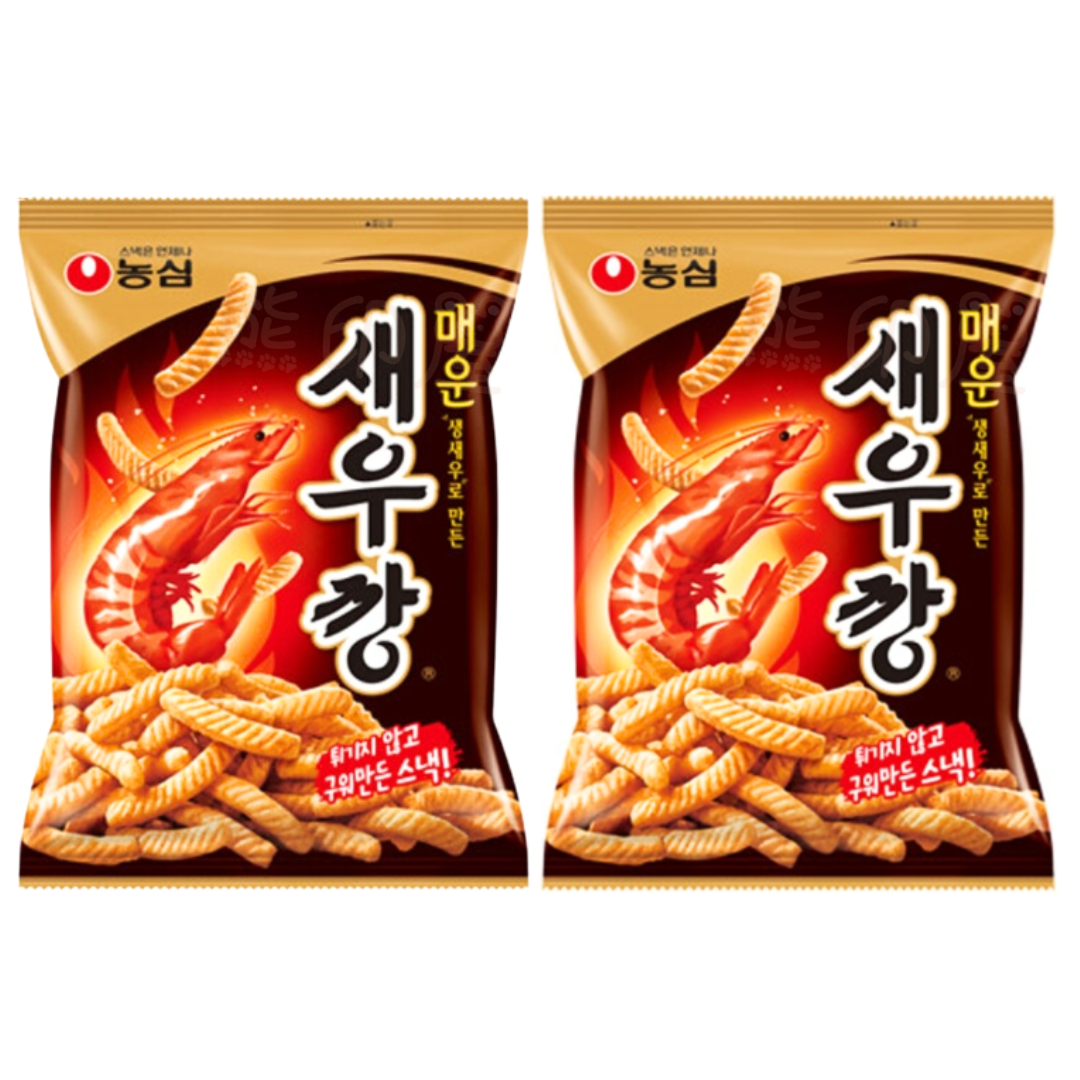 韓國農心蝦條 (辣味) 90G X2