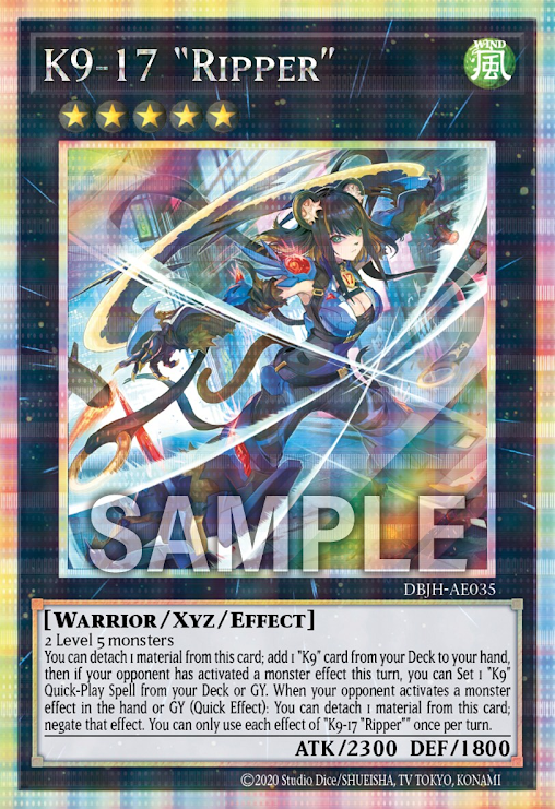 DBJH-AE035 (SR/PSER)K9-17 "Ripper"(K9-17號 "割裂者")