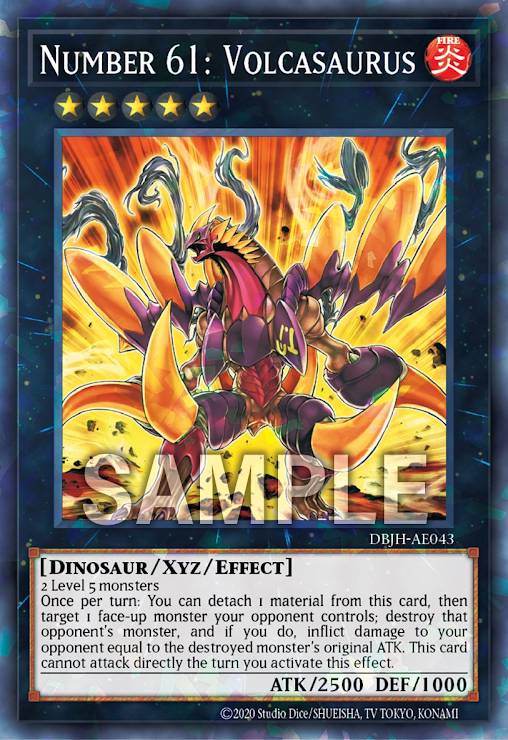 DBJH-AE043 Number 61: Volcasaurus(No.61 火山恐龍)