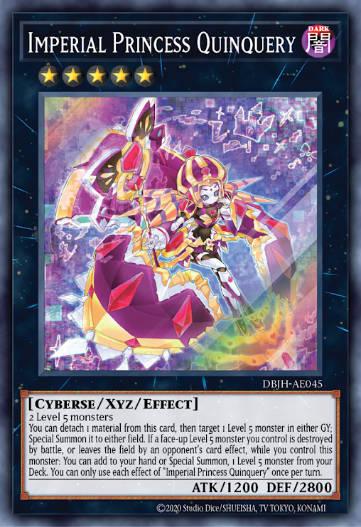 DBJH-AE045 (SR)Imperial Princess Quinquery(召煌女 五詢姬)