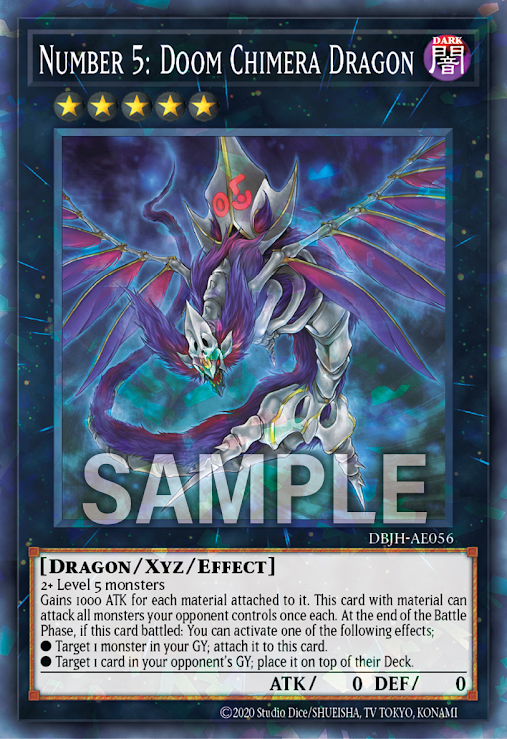 DBJH-AE056 Number 5: Doom Chimera Dragon(No.5 亡朧龍死亡奇美拉龍)