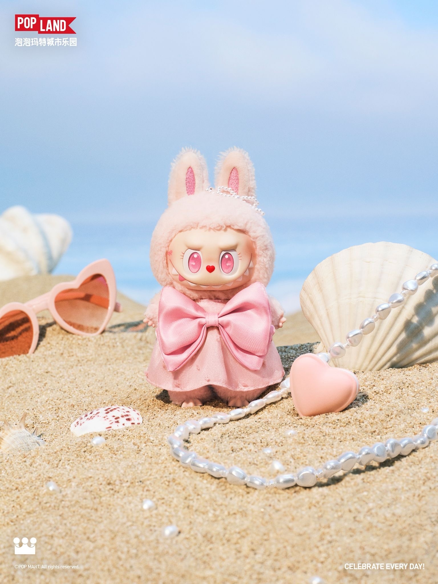 新品樂園限定Mokoko 搪膠毛絨公仔