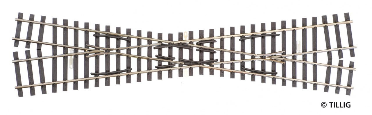 Tillig 85263 HO/HOm規 15度 交叉軌