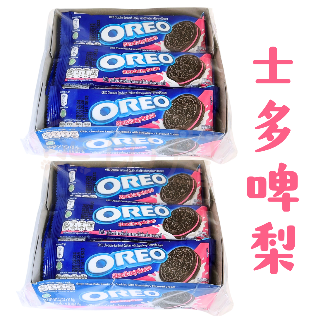 OREO-士多啤梨夾心餅 x 2 包