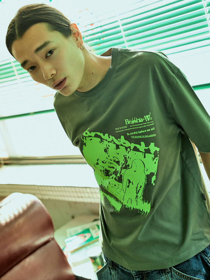 【直播】BROWN BREATH LL081667 CURSORILY 短袖上衣