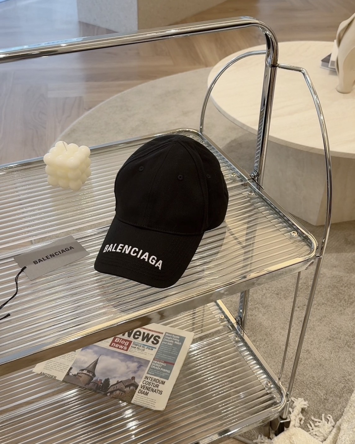 BALENCIAGA｜字母LOGO老帽 黑色