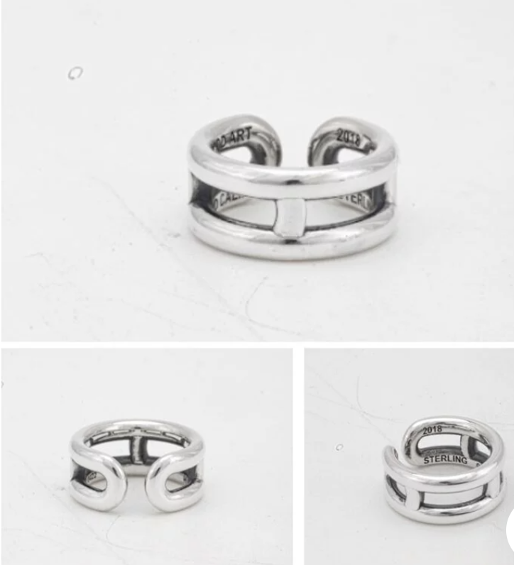 CIGAR BAND RING -PLAIN