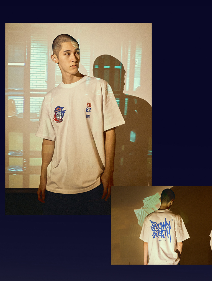 【直播】BROWN BREATH LL081674 BXR REDBULL TAG 短袖上衣(白色)