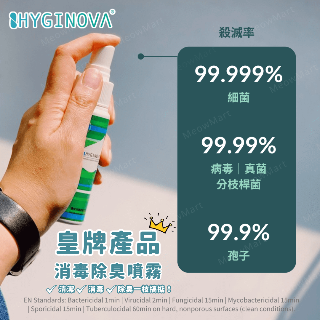 【現貨8折】Hyginova 消毒除臭噴霧 400ml