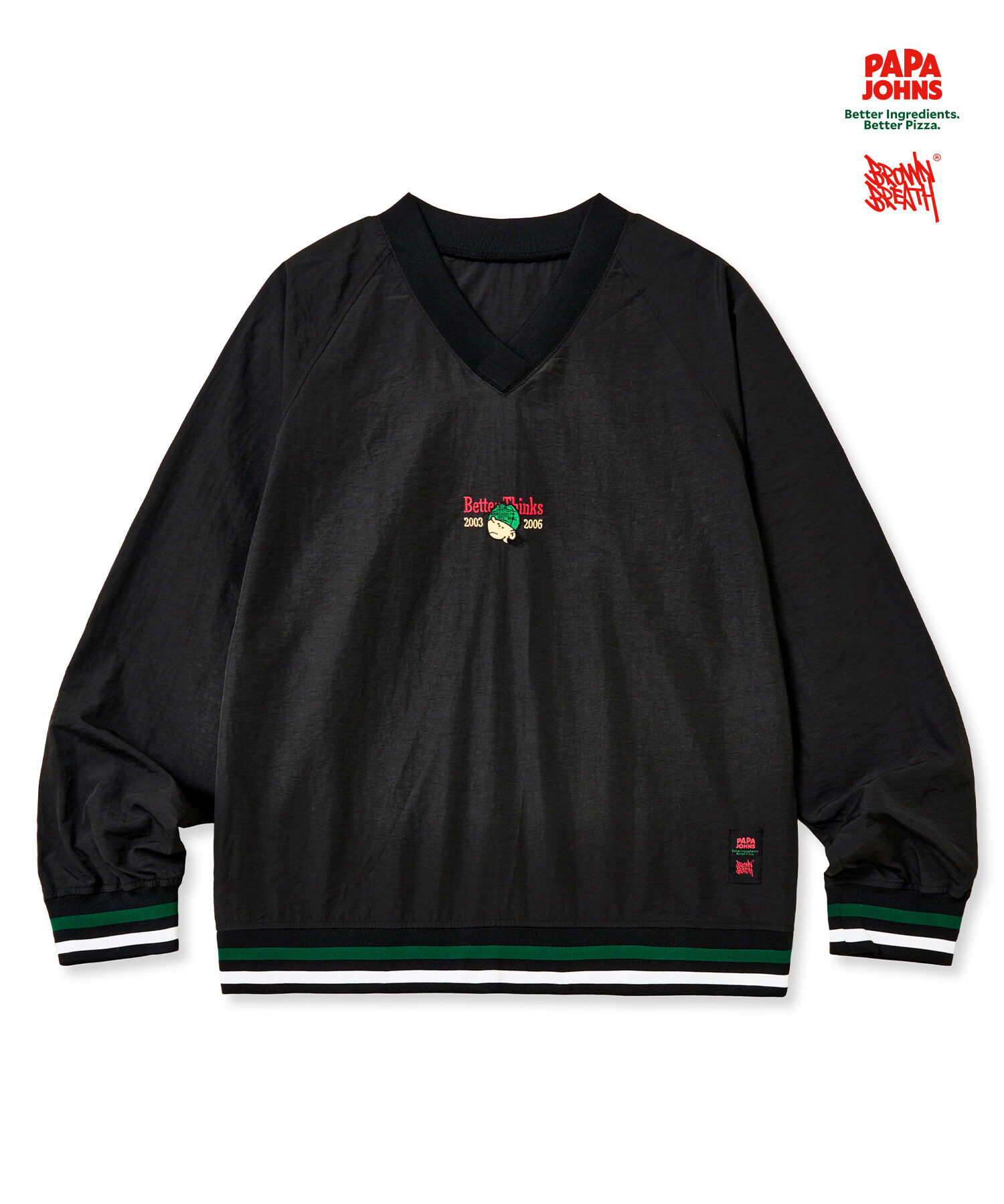 【直播】BROWN BREATH LL081677 BXP WOVEN 衛衣(黑色)