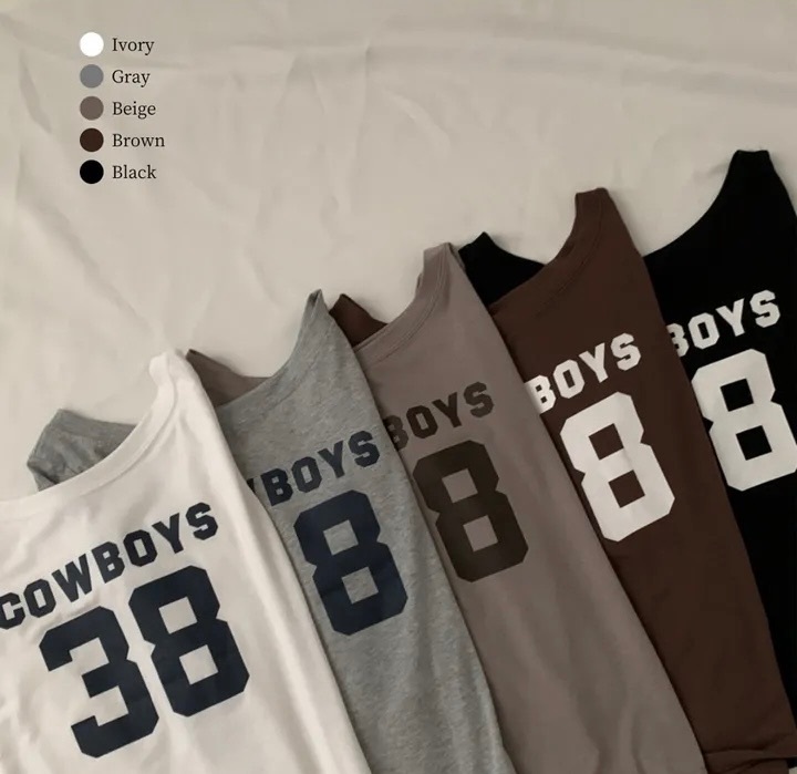 【優惠價預訂】韓國COWBOYS 38 長袖TEE（5色）