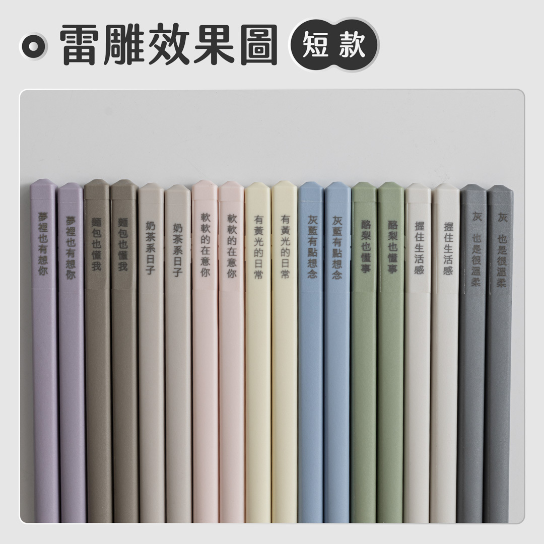 【可刻字客製】雷雕環保組｜長款／短款