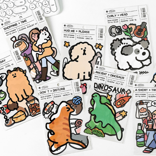 陪你可愛系列行李箱貼裝飾貼