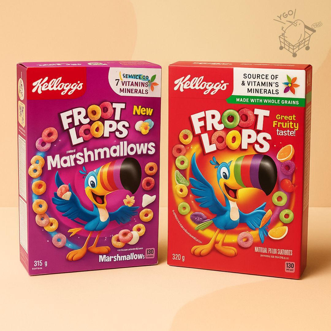 Kellogg’s 家樂氏 Froot Loops 經典 彩虹水果圈圈穀片 - 兩種口味