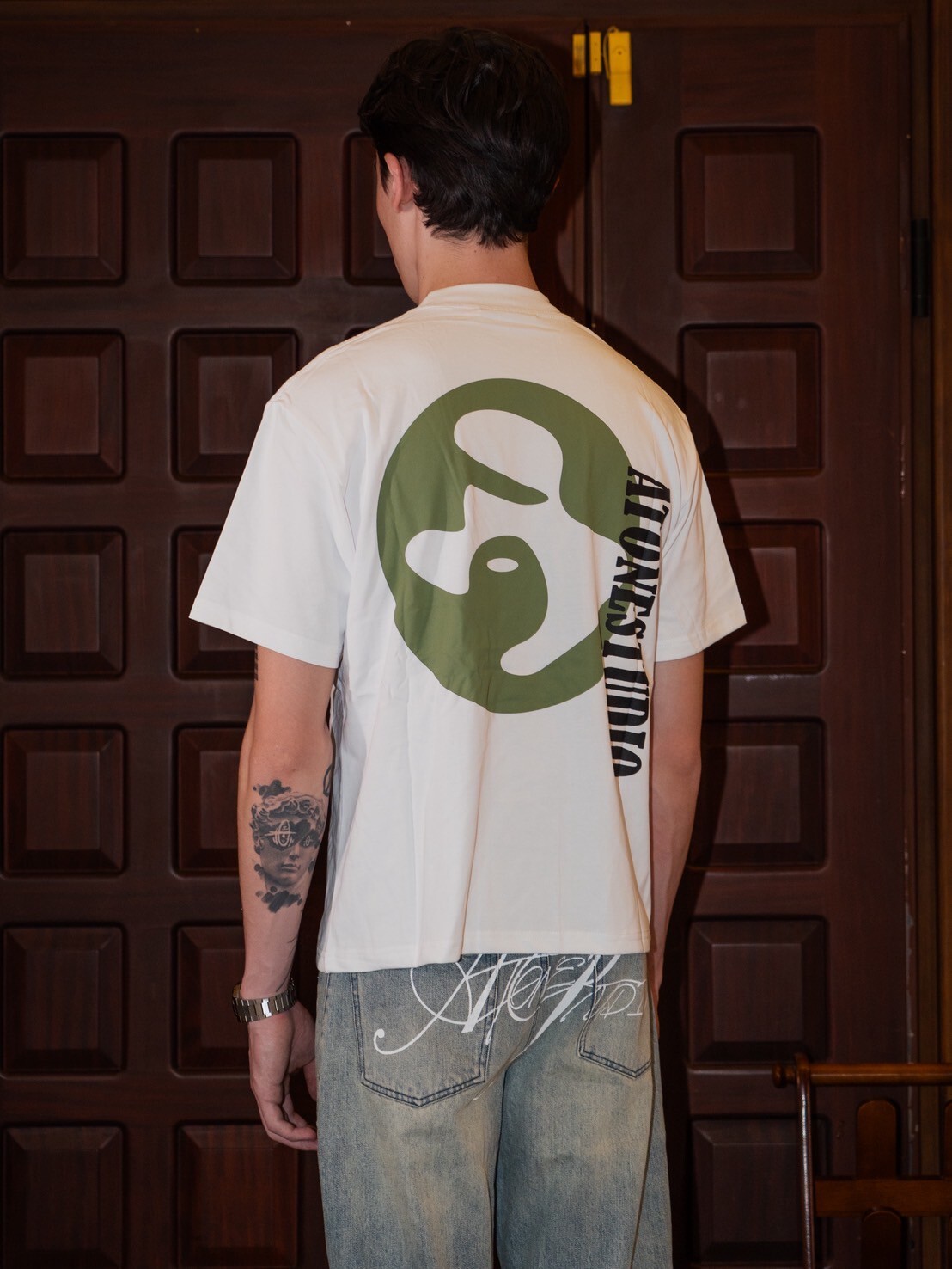 ATONE x NiL 獨家聯名 字體Logo Boxy短袖 “THE BASIC” LABEL SQUARE T