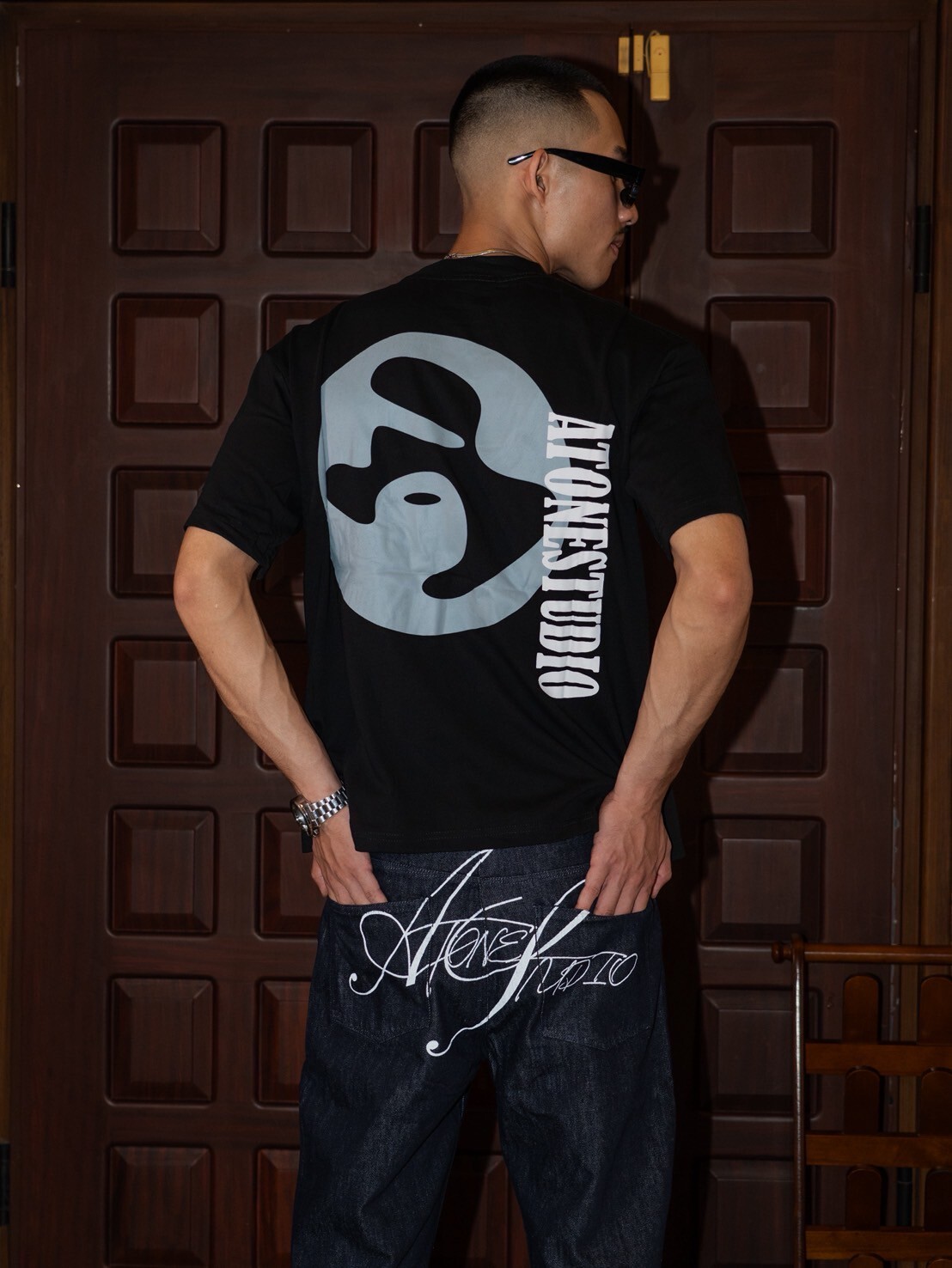 ATONE x NiL 獨家聯名 字體Logo Boxy短袖 “THE BASIC” LABEL SQUARE T