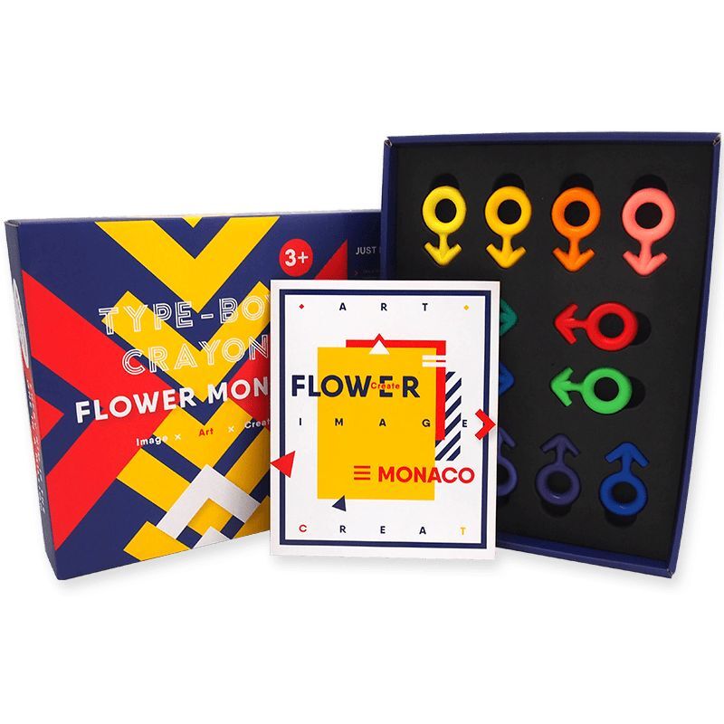 【童心星球】英國 Flowermonaco 女寶寶/男寶寶 蠟筆禮盒