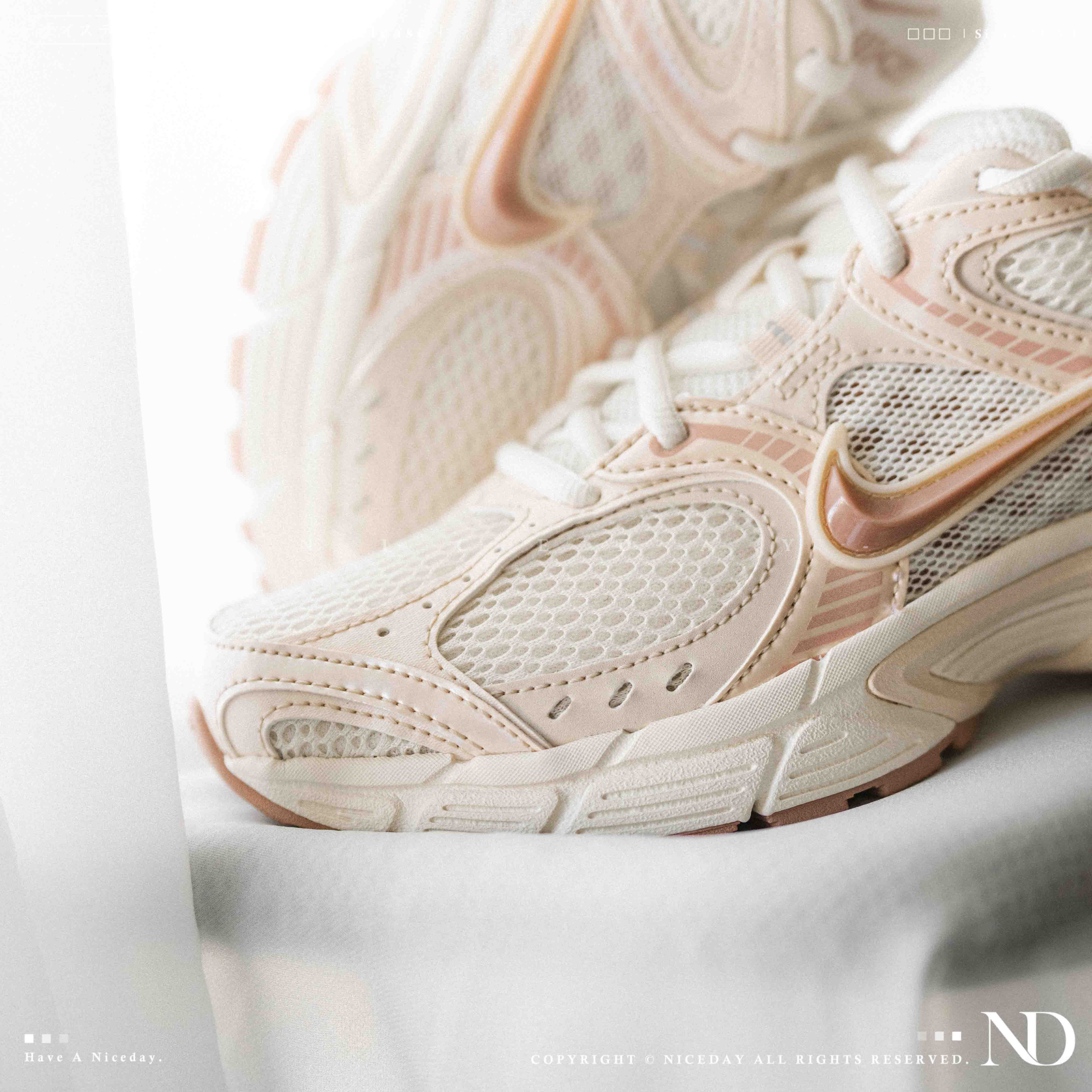 NICEDAY 現貨 Nike V5 RNR 桃子 粉色 粉橘 橘 桃紅色 粉白 復古 白 女鞋 IH5088-001